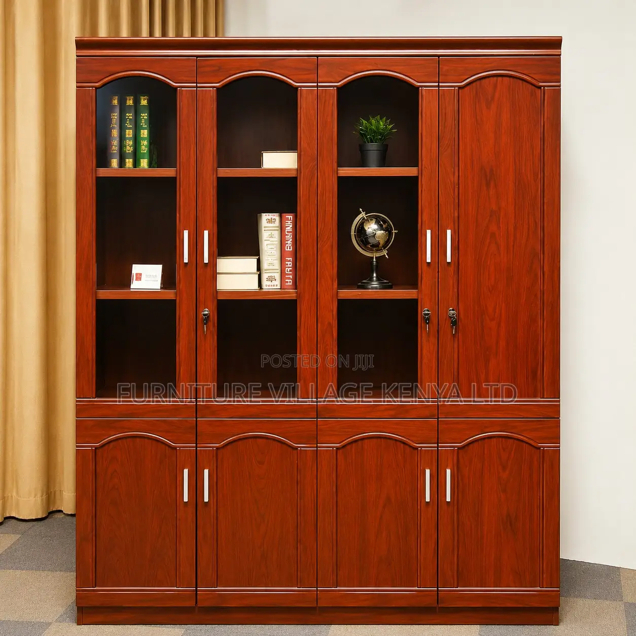 Mahogany Executive Office Cabinet.