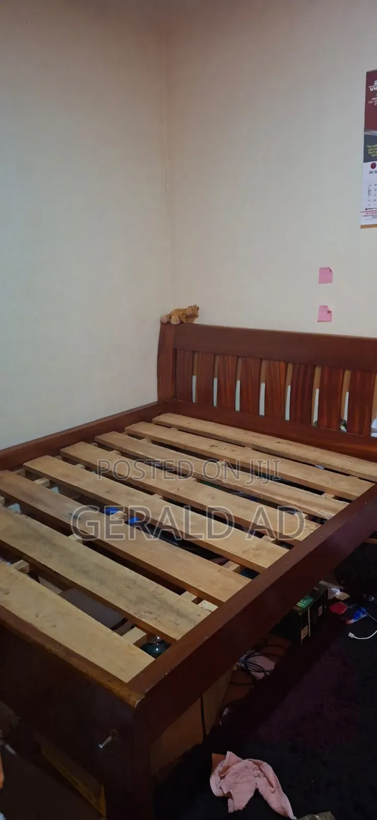 Bed 5*6 Mahogany