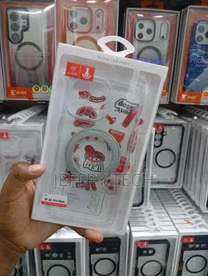 Phone Case for the iPhone 16 Pro Max a Clear With Amagnetic Ring