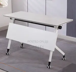 Office Table : 120cm Foldable Portable Training Table