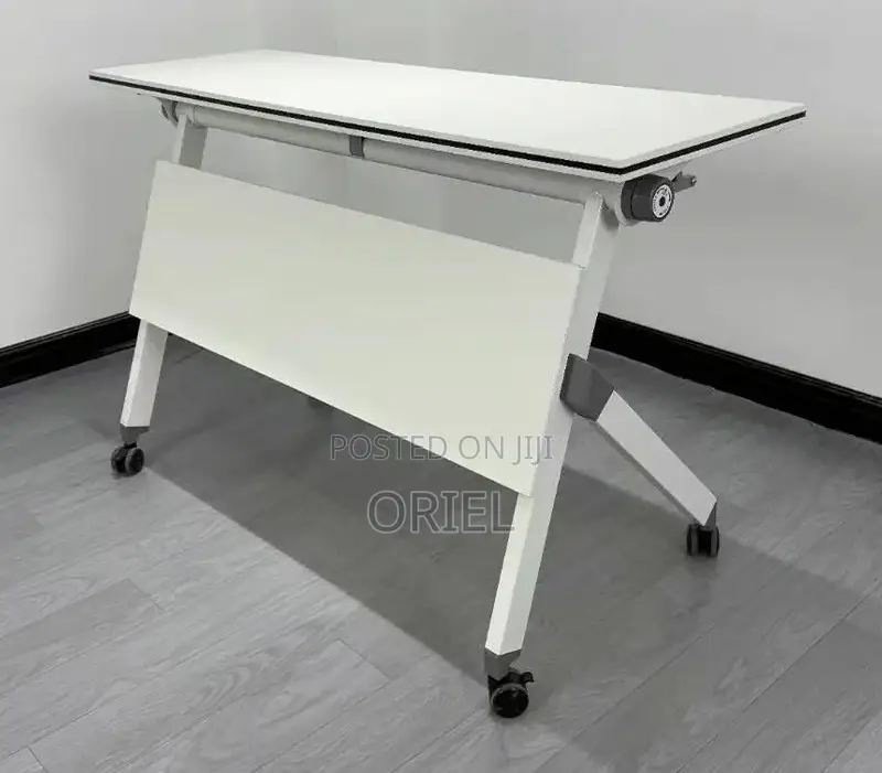 Office Table : 120cm Foldable Portable Training Table