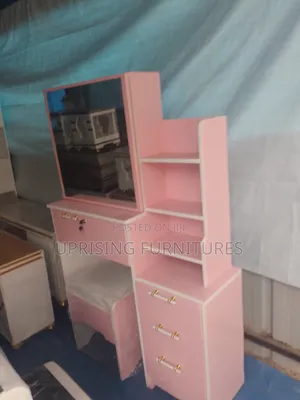 Dressing Mirror Pink With Sliding Mirror