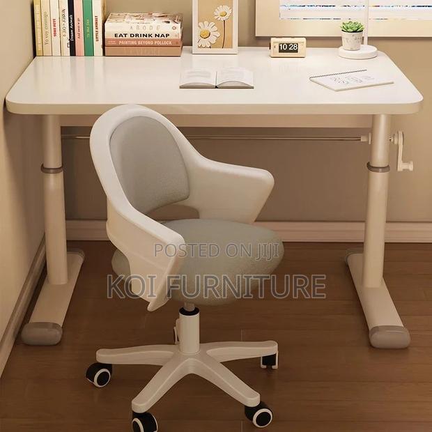 Office Desk; Manual Adjustable Height Home Office Desk - thumbnail 5