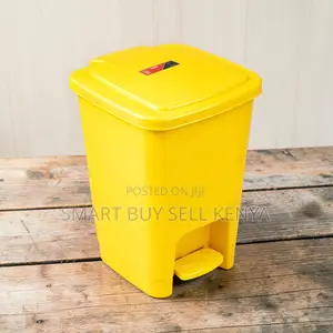 Long-Lasting 30l Step Pedal Waste Garbage Dust Bin for Home and Office
