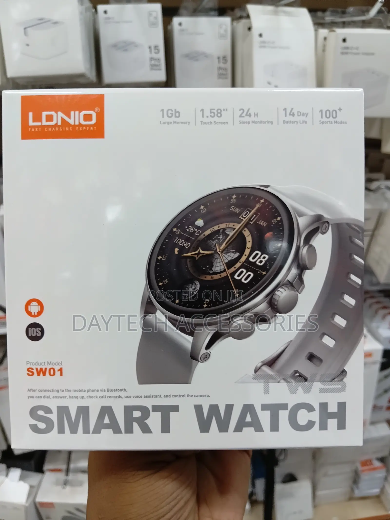 Ldnio Sw01 Advanced Smart Watch With 1.58 Inch Amoled Display