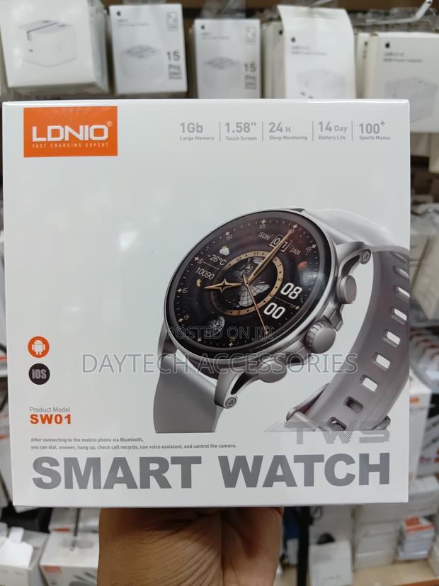 Ldnio Sw01 Advanced Smart Watch With 1.58 Inch Amoled Display - thumbnail 2