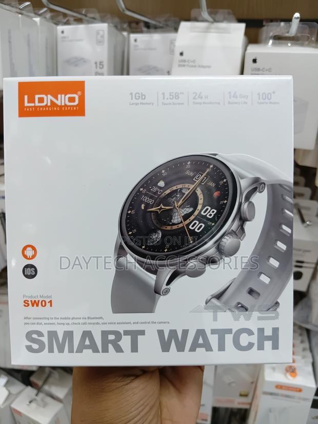 Ldnio Sw01 Advanced Smart Watch With 1.58 Inch Amoled Display - thumbnail 3