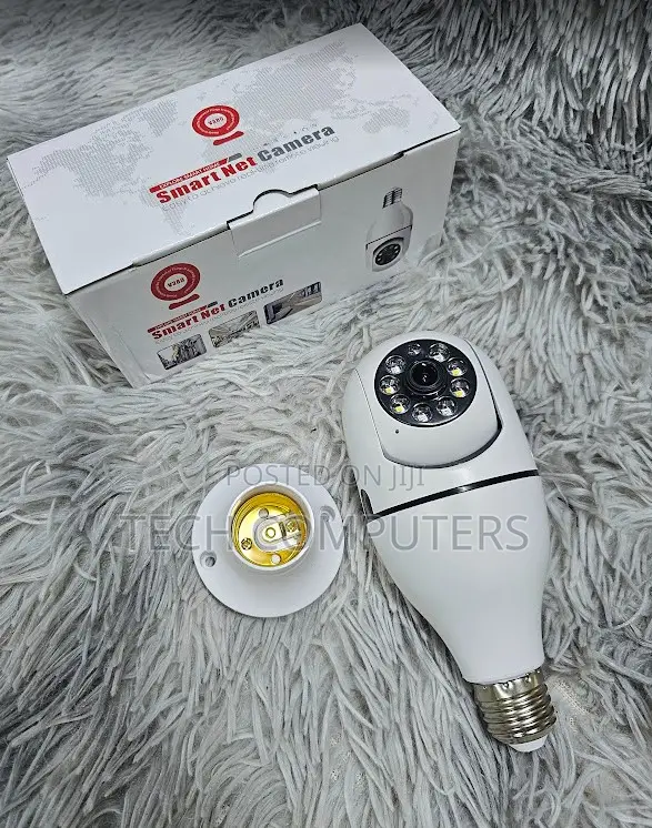 #Rotating Wifi Bulb PTZ Camera V380 Bulb Camera