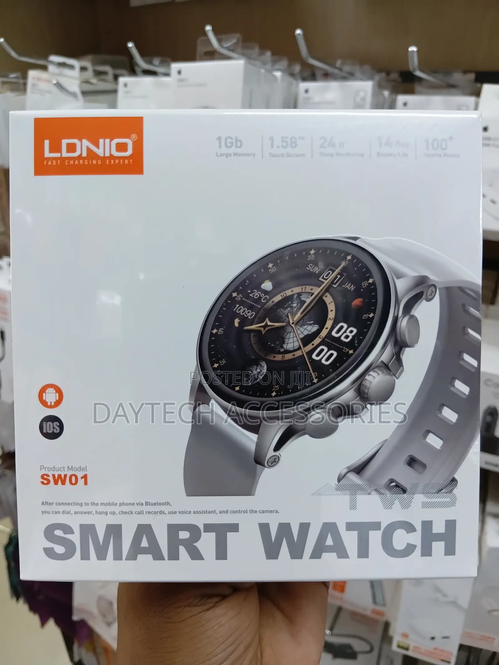 Ldnio Sw01 Smart Watches for Women Men 1.58" Hd Screen.