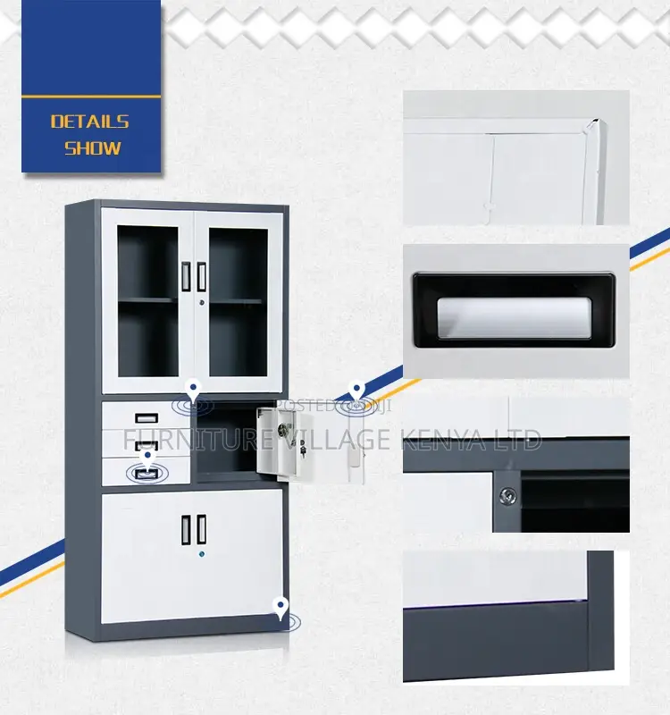 2-Door Cabinet With Safe