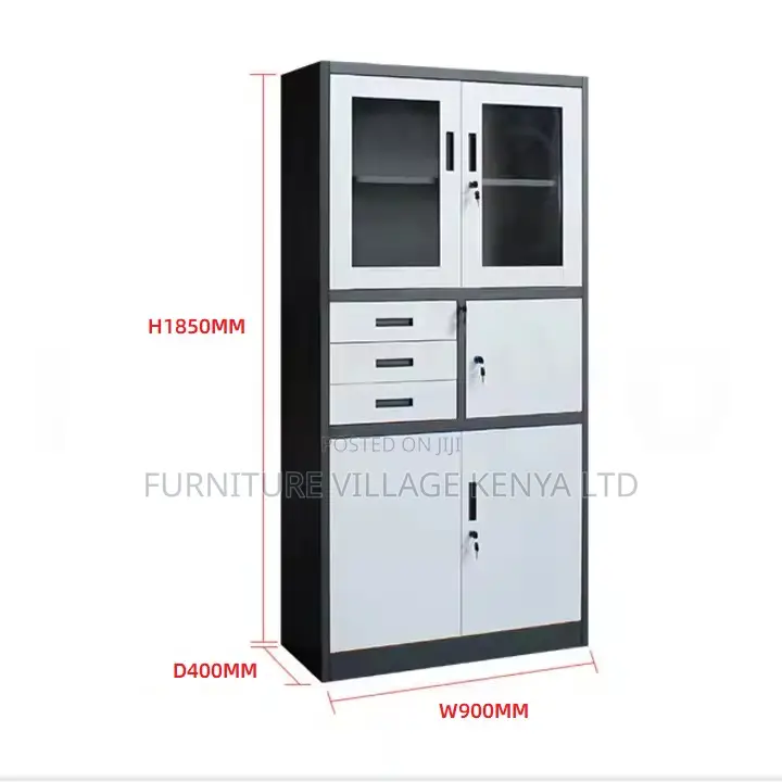 2-Door Cabinet With Safe