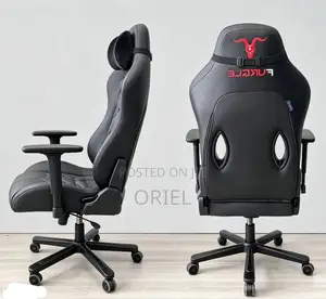 Office Gaming Chair : Black Ergonomic Gaming Chair