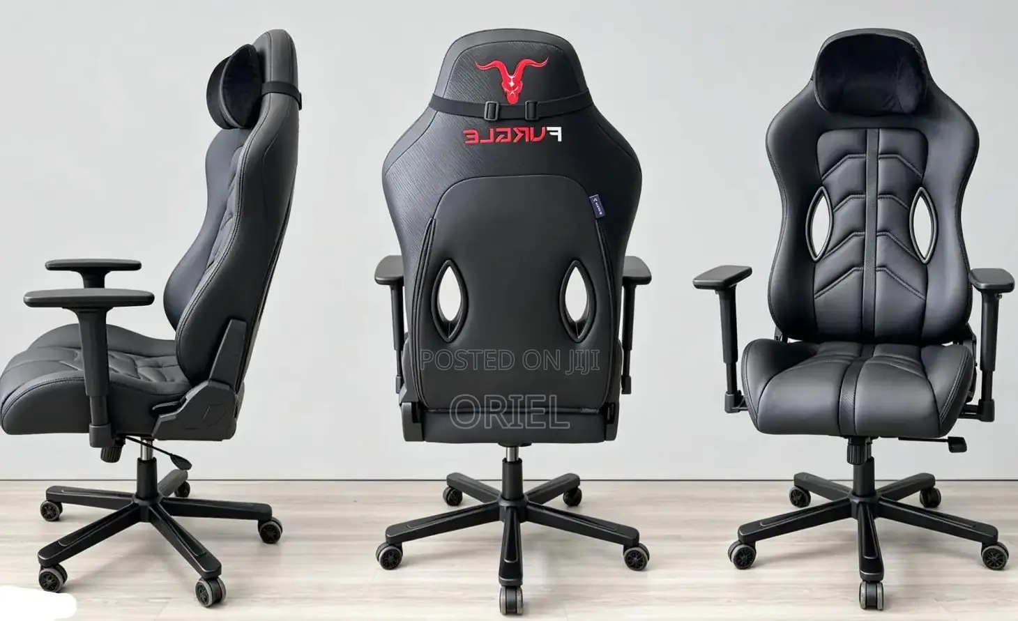 Office Gaming Chair : Black Ergonomic Gaming Chair