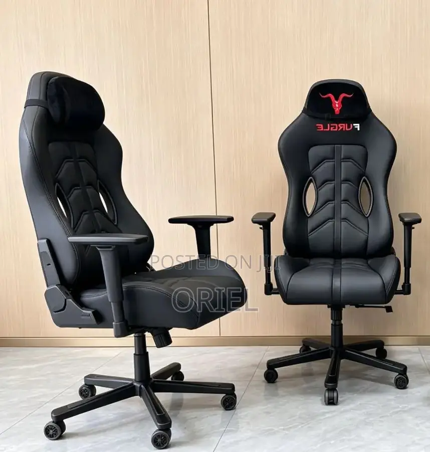 Office Gaming Chair : Black Ergonomic Gaming Chair