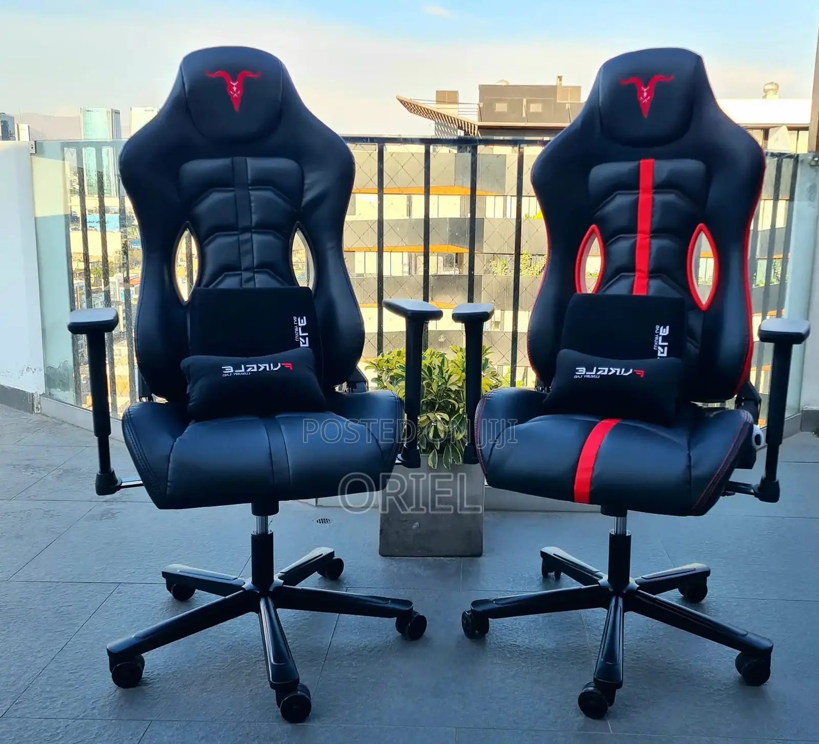 Office Gaming Chair : Black Ergonomic Gaming Chair