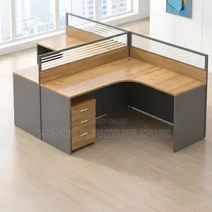 Office Workstation : 2-Way L-Shaped Workstation