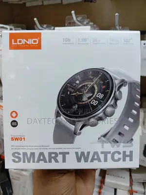 Ldnio Sw01 58-Inch Amoled Smart Watch for Fitness Tracking.