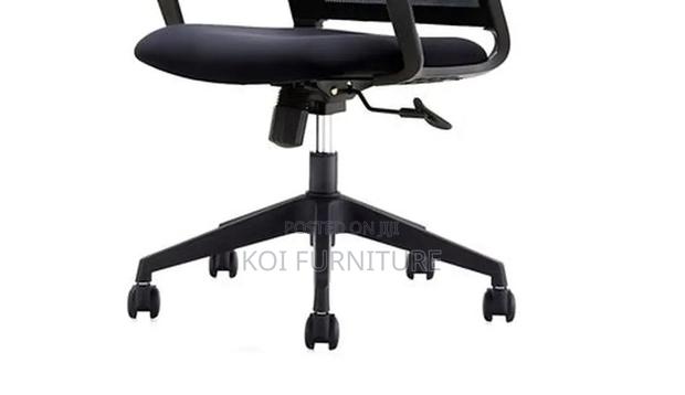 Office Chairs; Mid Backrest Captains Mesh Swivel Egonomic Chairs - thumbnail 3