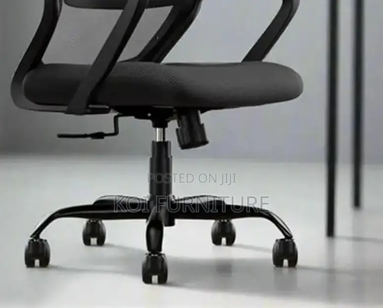 Office Chairs; Mid Backrest Captains Mesh Swivel Egonomic Chairs