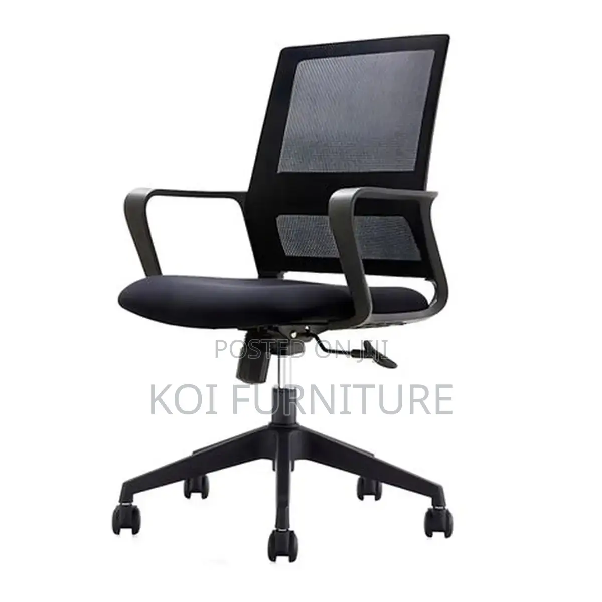 Office Chairs; Mid Backrest Captains Mesh Swivel Egonomic Chairs