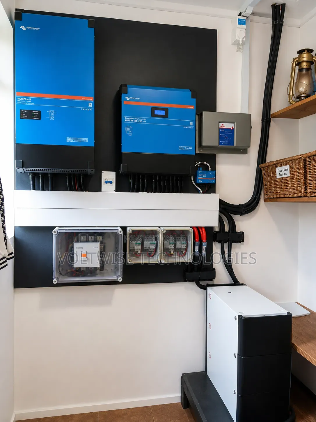 8kw Victron Solar Backup System + 10kwh Byd Lithium Battery
