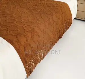 Shawl Nap Blanket Knitted Tassel Decorative Blanke