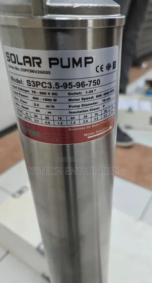 High Quality 750watts Solar Submersible Water Pump 95m Head