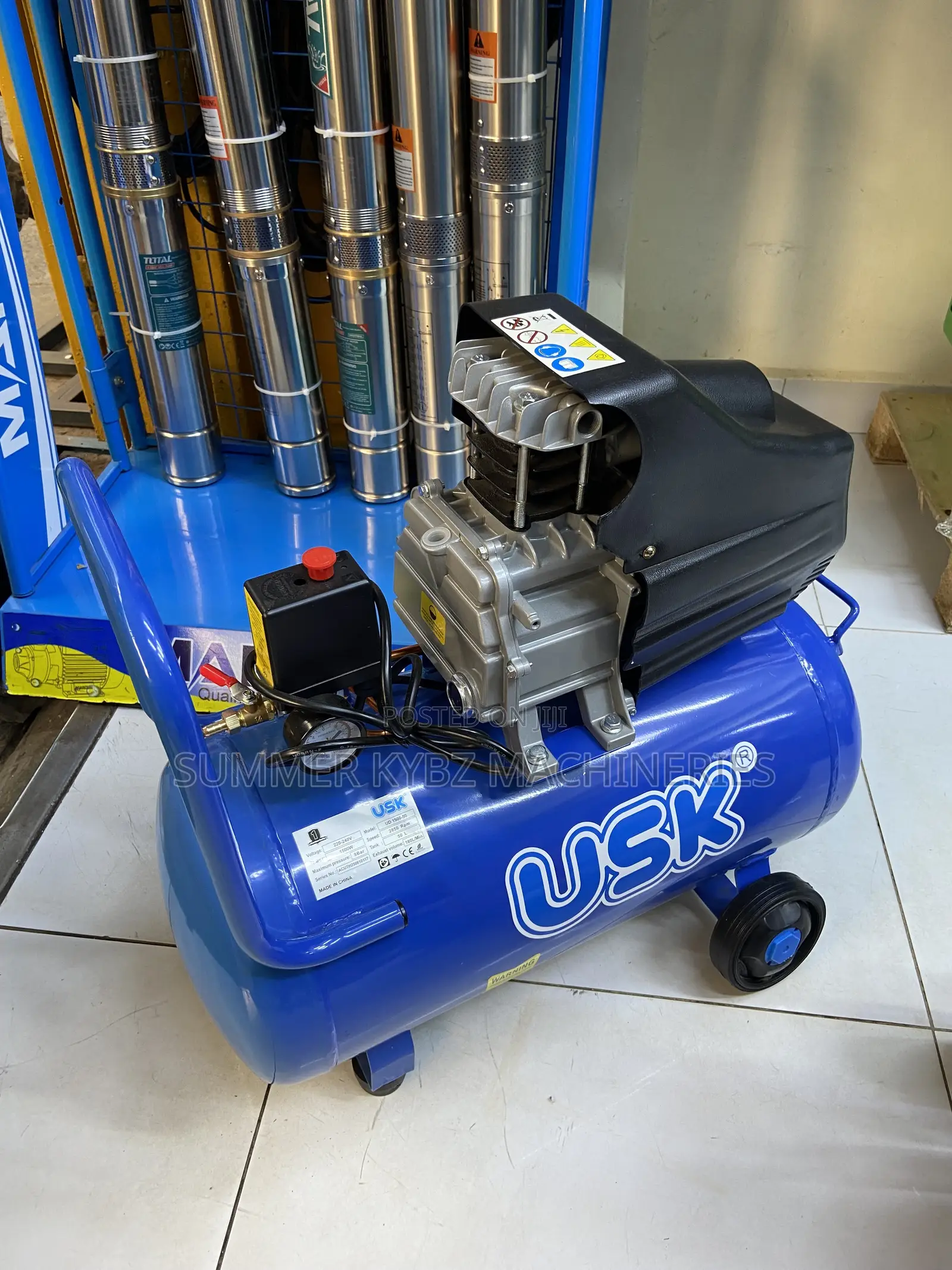 Usk Electric Air Compressor 50l