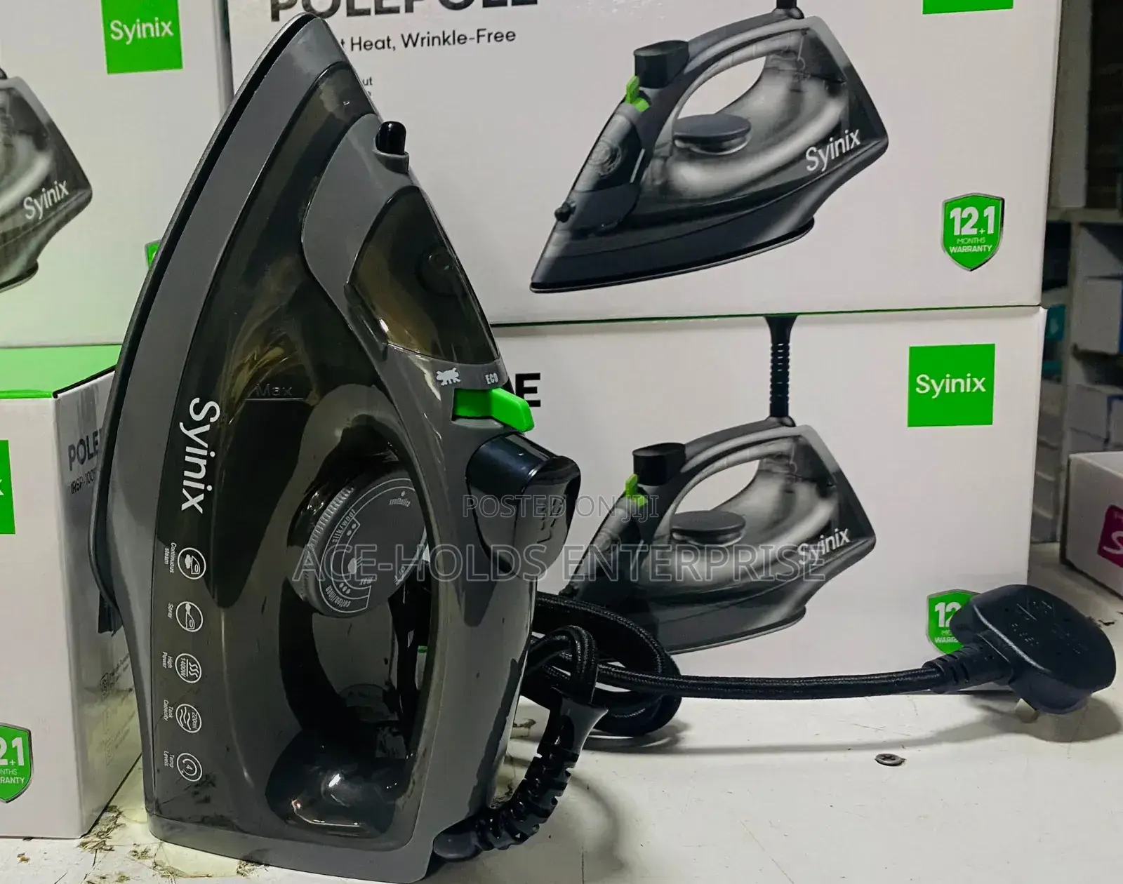 220ml Tank - Syinix Steam Iron 1400watts (1009)