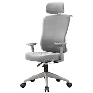 Office Chair : Gray Orthopedic Executive Office Chair