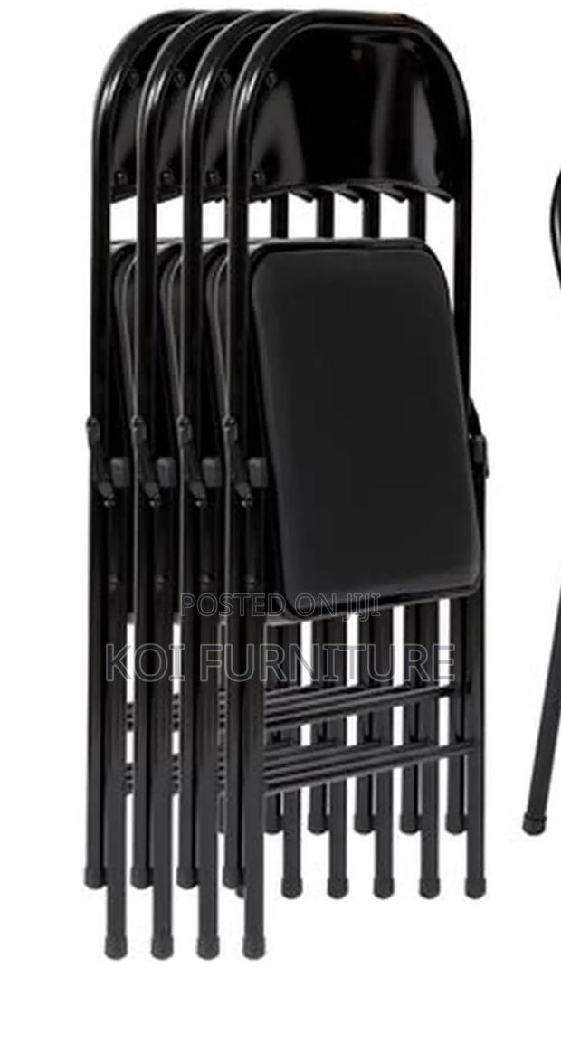 Office Chairs; Black Foldable Cosco Smart Office Chairs - thumbnail 5