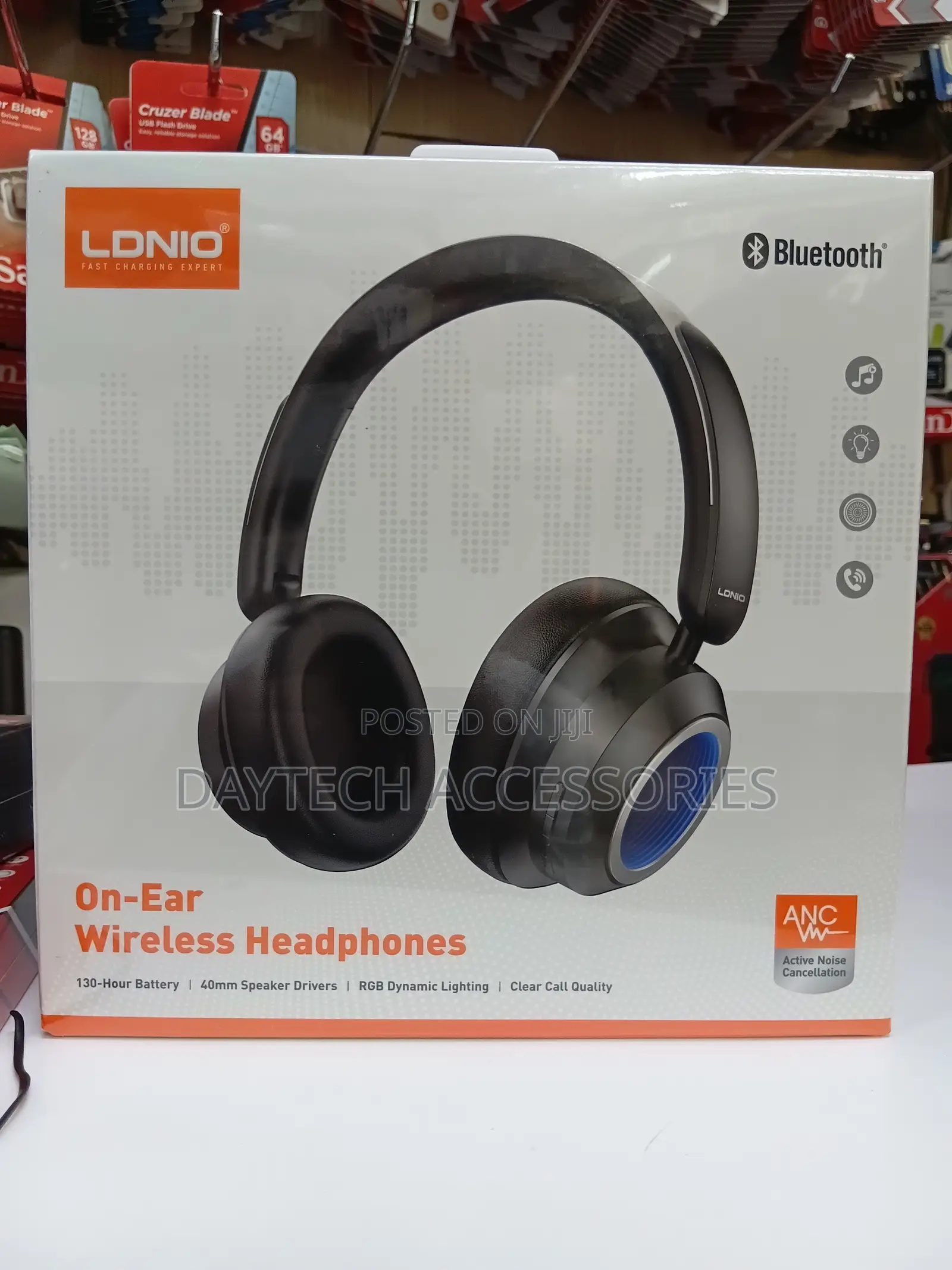 Ldnio H01 Wireless Bluetooth Headphones - Black