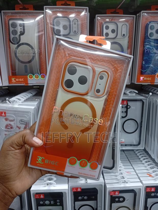 Orange Bigc Magnetic iPhone 17 Pro Max Case Features a Gradient Matte - thumbnail 2