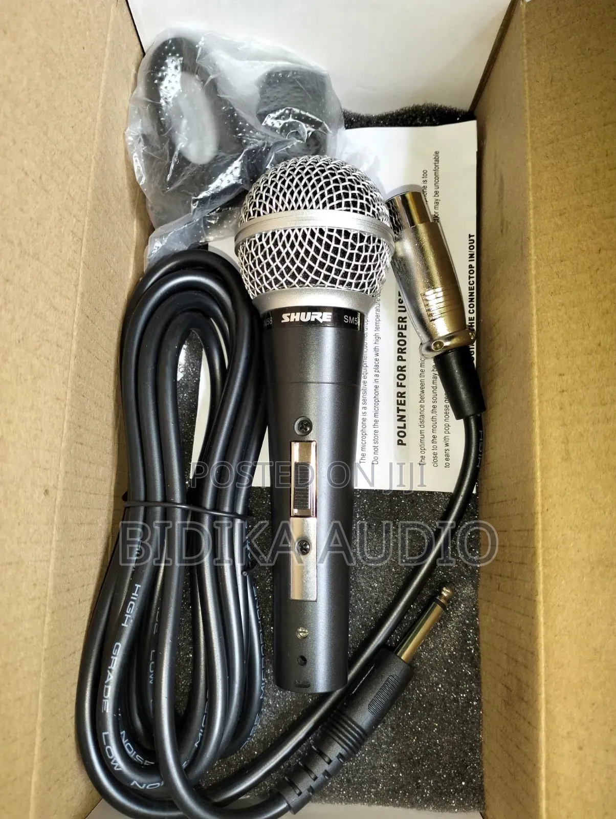 New Sm58 Cardioid Dynamic Vocal Microphone