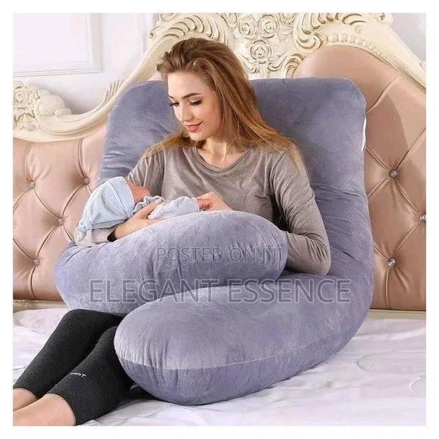 Velvet Shaped Super Soft Pregnancy Pillow Fluffy Pillow - main view
