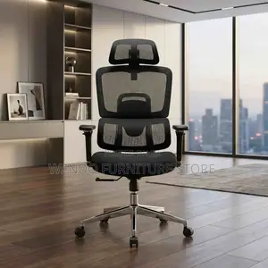 Office Chair : Black Ergonomic Office Chair