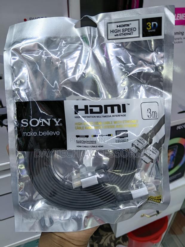 3-Meter Flat Sony High Speed Hdmi Cable With Ethernet. - thumbnail 2