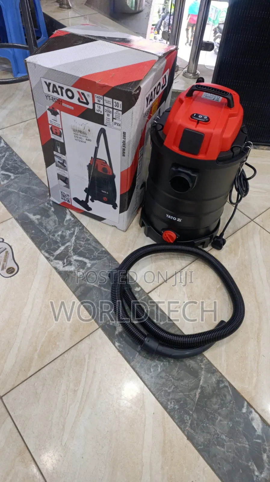 2000watttls Yato Vacuum Cleaner Heavy Duty Wet and Dry Vacuum Cleaner