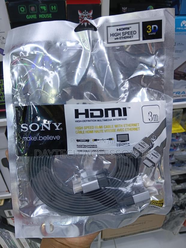 Sony Flat Hdmi Cable High Speed - 3m - thumbnail 2