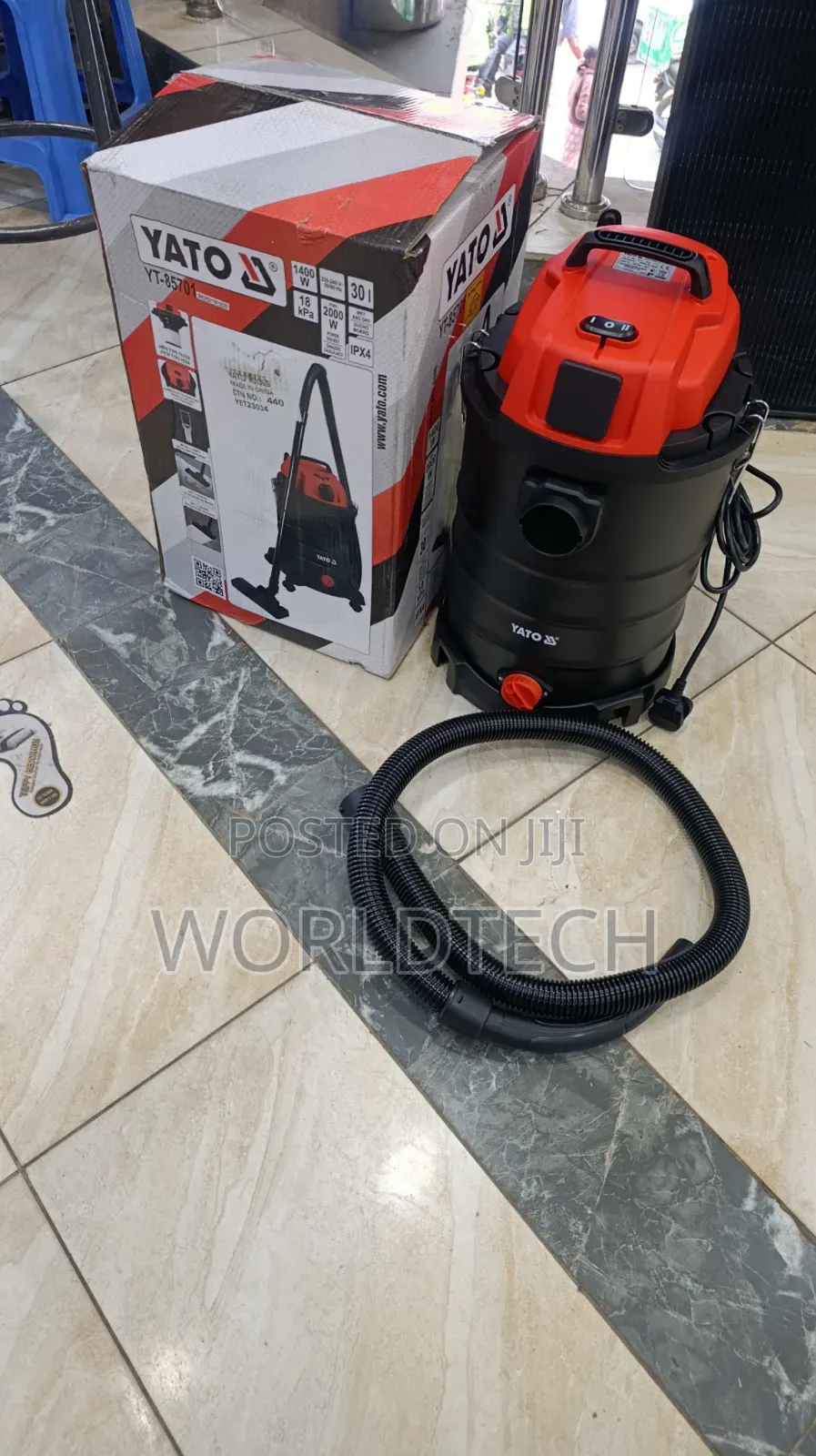 2000watttls Yato Vacuum Cleaner Heavy Duty Wet and Dry Vacuum Cleaner
