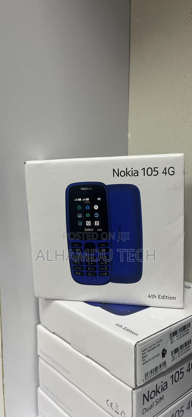 New Nokia 105 4G Black