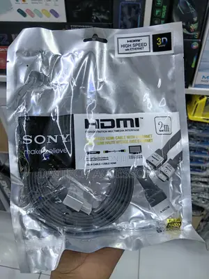 This Is a 2-Meter Sony High Speed Hdmi Cable With Ethernet