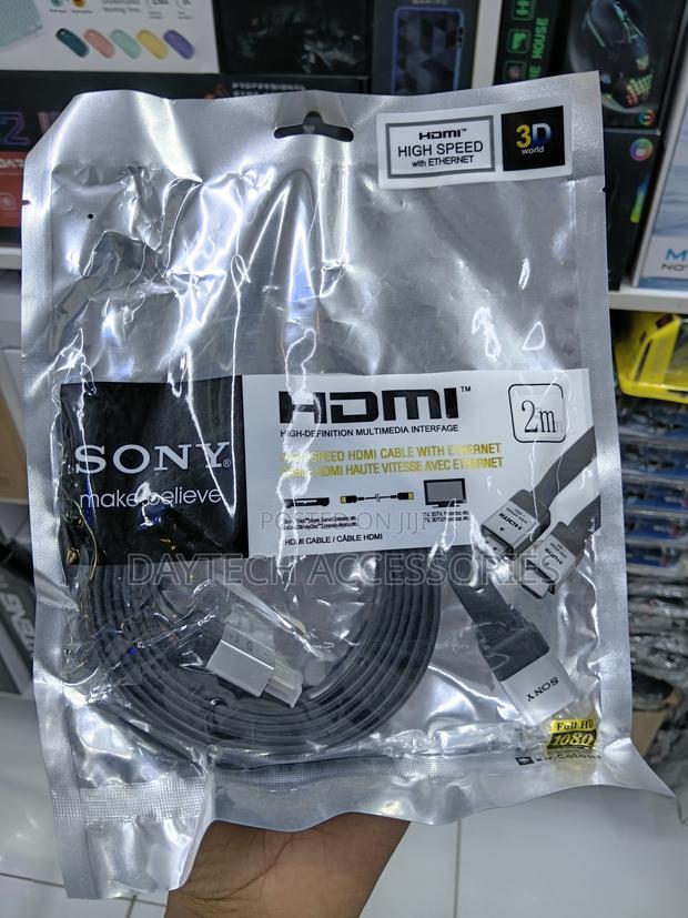 This Is a 2-Meter Sony High Speed Hdmi Cable With Ethernet - thumbnail 4