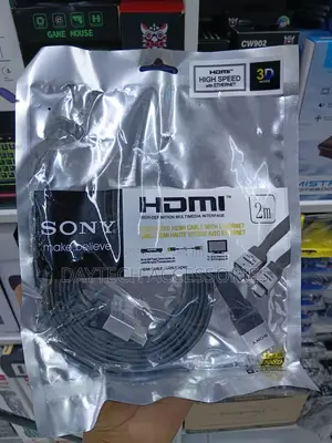 This Is a 2-Meter Sony High Speed Hdmi Cable With Ethernet