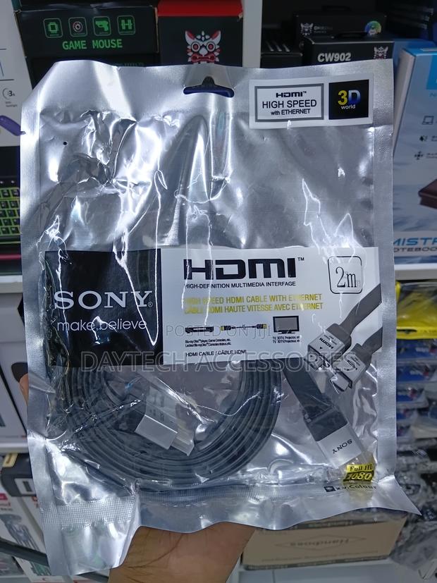 This Is a 2-Meter Sony High Speed Hdmi Cable With Ethernet - thumbnail 3