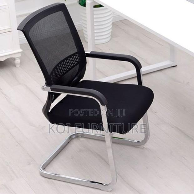 Office Chairs; High Backrest Fabric Visitors Basic Mesh Chairs