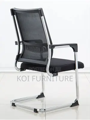 Office Chairs; High Backrest Fabric Visitors Basic Mesh Chairs