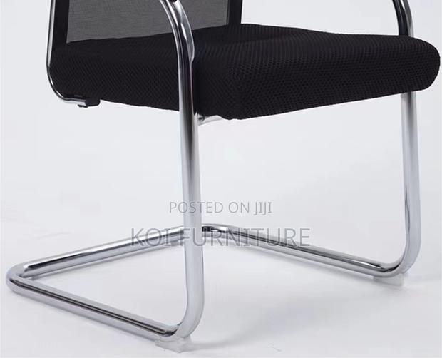 Office Chairs; High Backrest Fabric Visitors Basic Mesh Chairs - thumbnail 6