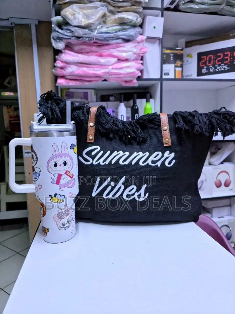 Summer Vibes + Customized Labubu Mugs