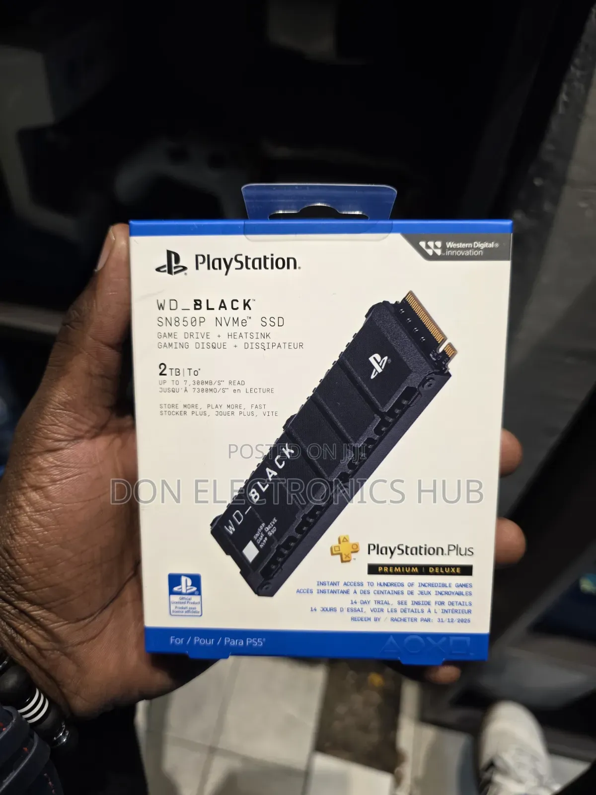 Playstation 5 Wd Black SSD 2tb (Gaming Drive + Heatsink)